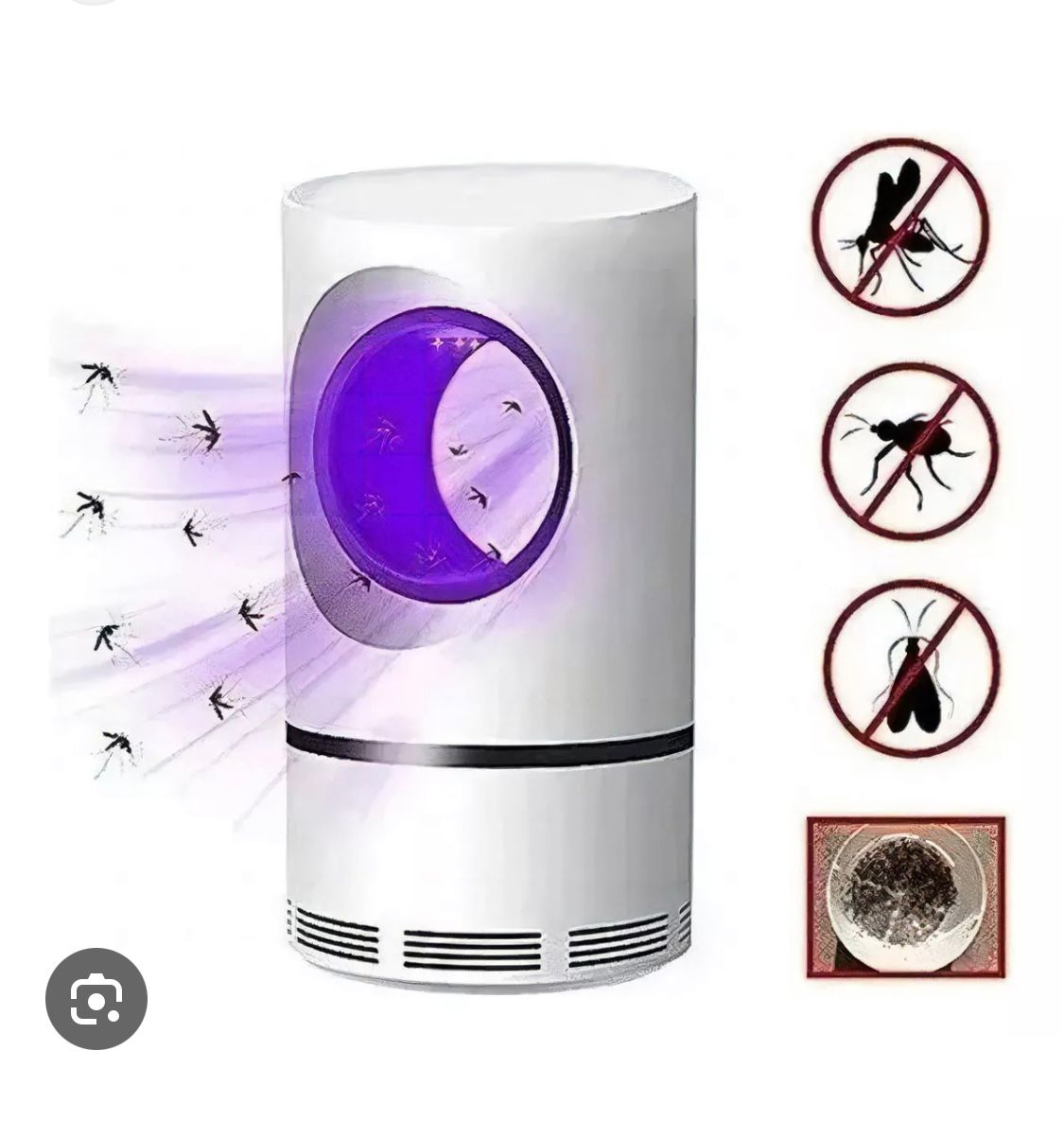 Lampara Repelente de Mosquitos y voladores Recargable.