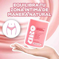 Uro Probiotico vaginal que te ayudara a balancear tu PH y a cuidar tu salud intima.
