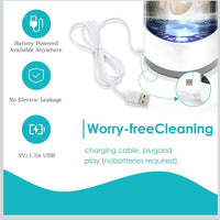 Maquina limpiadora de brochas de maquilaje.